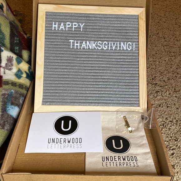 Underwood Letterpress Note Board NIB - Picture 1 of 6